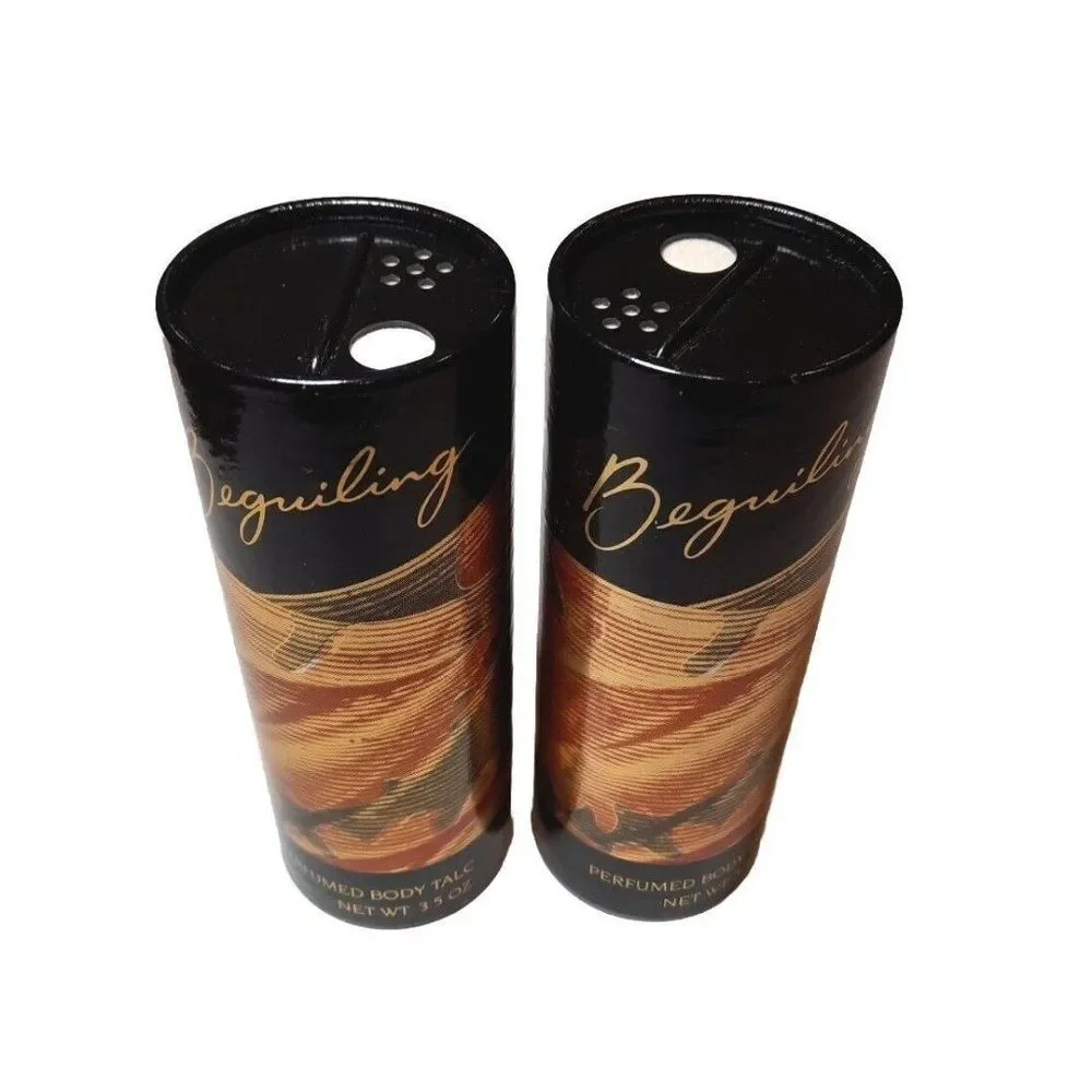 2 - AVON Talcum “BEGUILING” PERFUMED BODY TALC 3.5 OZ. New Old Stock